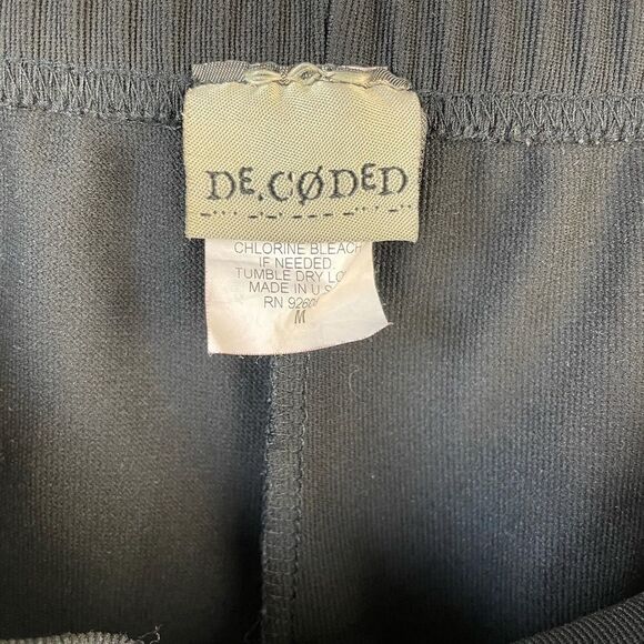 Decided Black Stretch Pants Size M EUC - Picture 3 of 5